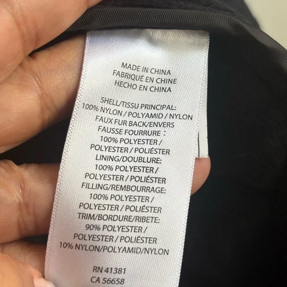 Ralph Lauren Black Trim Quilted Hooded Coat Jacket Size S - Picture 12 of 16